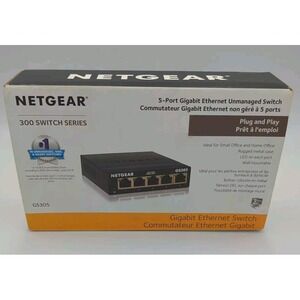 NETGEAR GS305300PAS 5 Port Gigabit Ethernet‎ Unmanaged Switch
